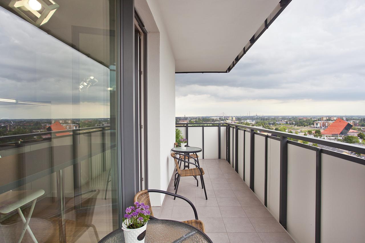 גדנסק Ms Apartments Sky Tower VII מראה חיצוני תמונה